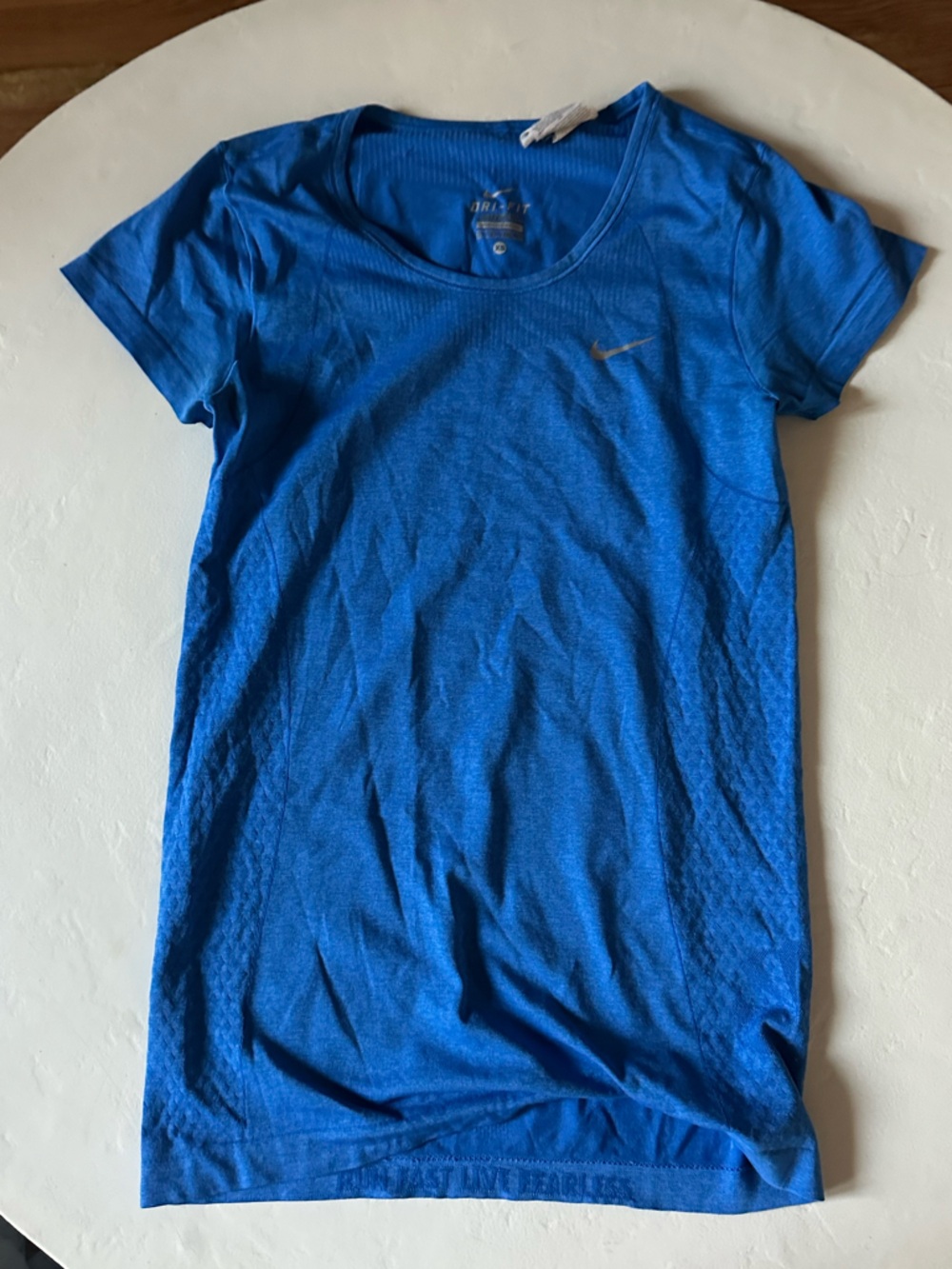 Nike Women’s Short Sleeve Athletic Tee in Royal Blue